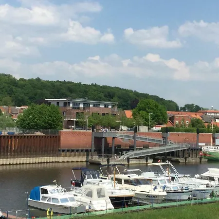 Ferienwohnungen Hafenblick Boizenburg Buitenkant foto